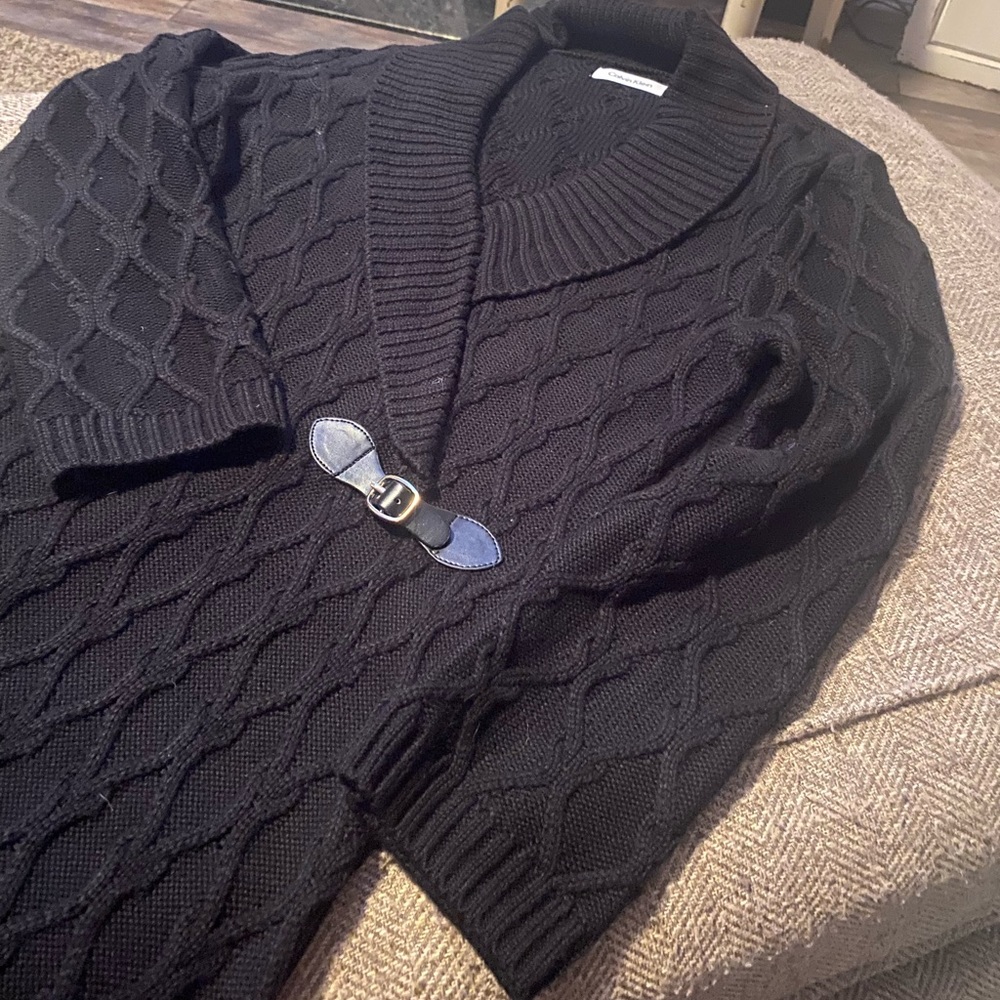 Like New Black Calvin Klein Sweater dress Sz S